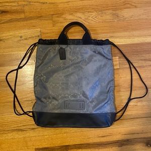 Coach terrain drawstring backpack